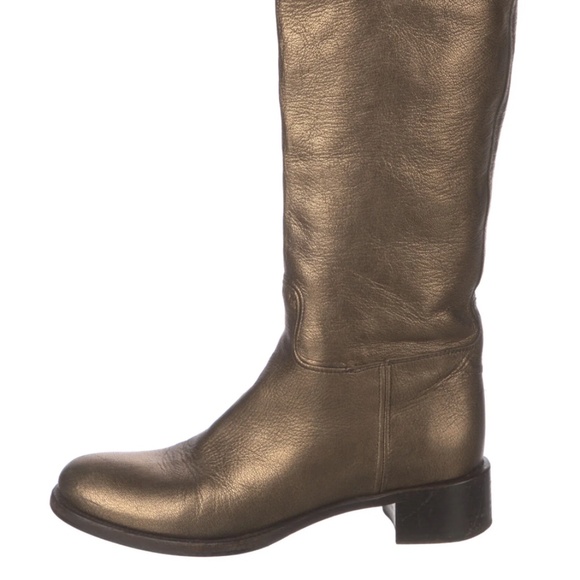 PRADA Leather Riding Boots - Picture 1 of 5
